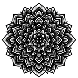 Blackwork tattoo style